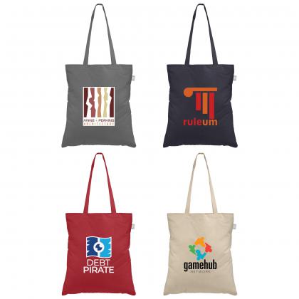 Geo - 5 oz. Recycled Cotton Canvas Tote Bag