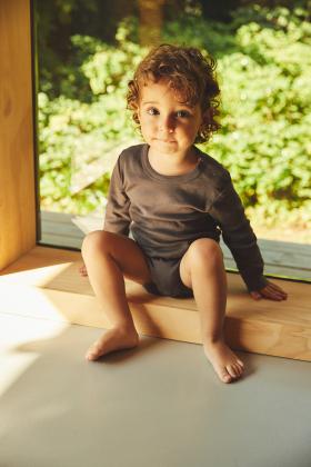 Neutral Fairtrade Organic Babies Long Sleeve Bodystockings