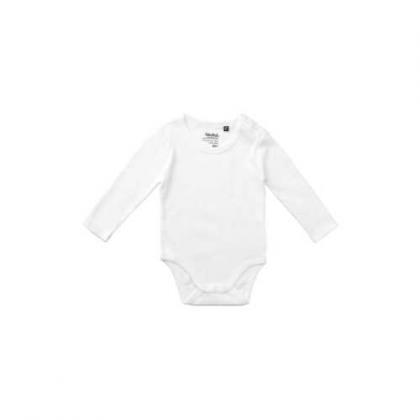 Neutral Fairtrade Organic Babies Long Sleeve Bodystockings