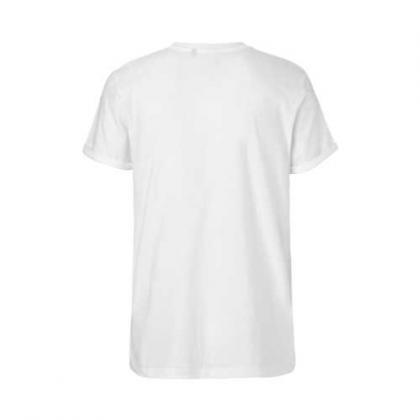 Neutral Fairtrade Organic Mens Roll Up Sleeve T-shirt