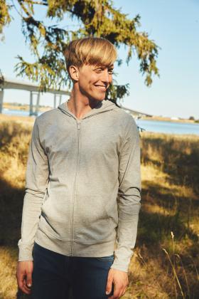 Neutral Fairtrade Organic Unisex Jersey Hoodie w. Zip