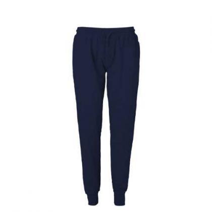 Neutral Fairtrade Organic Unisex Sweatpants w. Cuff and Zip