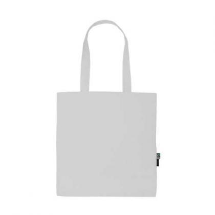 Neutral Fairtrade Organic Shopping Bag w. Long Handles