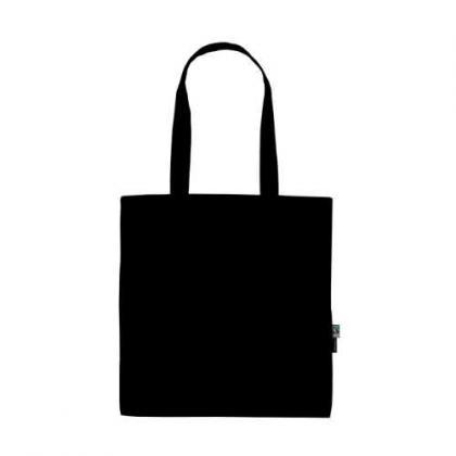 Neutral Fairtrade Organic Shopping Bag w. Long Handles