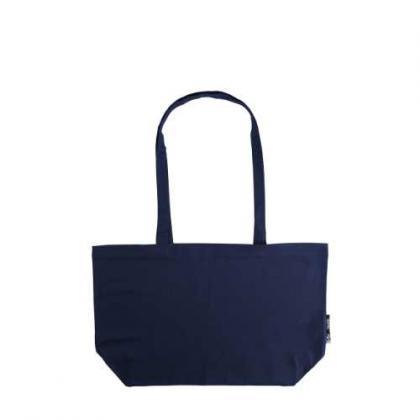 Neutral Fairtrade Organic Shopping Bag w. Gusset