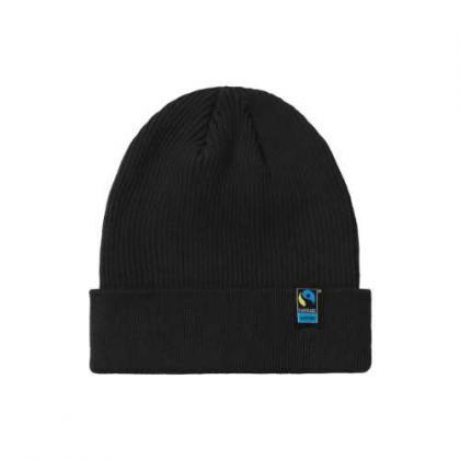 Neutral Fairtrade Organic Mixed Knit Beanie