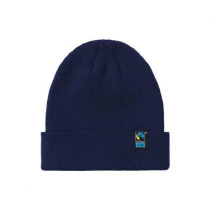 Neutral Fairtrade Organic Mixed Knit Beanie