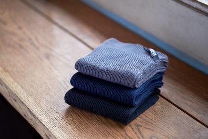Neutral Fairtrade Organic Rib Knit Kitchen Cloth (Pack of 2 pieces)