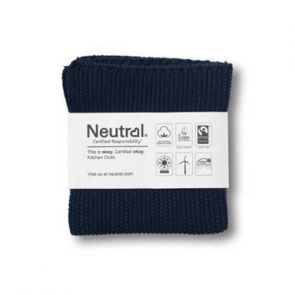 Neutral Fairtrade Organic Pearl Knit Kitchen Cloth (Pack of 2 pieces)