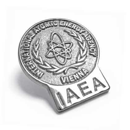 20mm 2 - Tone Sandblasted Pin Badge