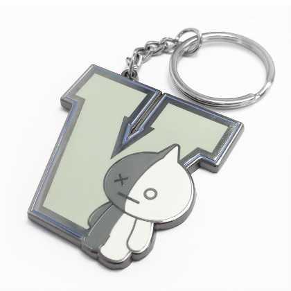 55mm Hard Enamel Keychain