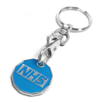 Trolley Coin Keyrings - Enamelled