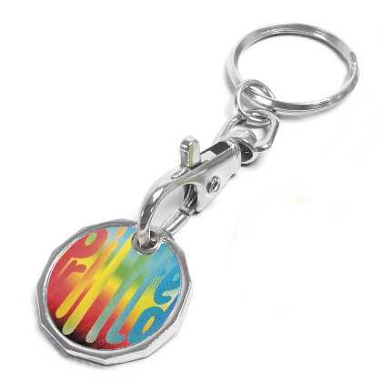 Trolley Coin Keyring - Printed