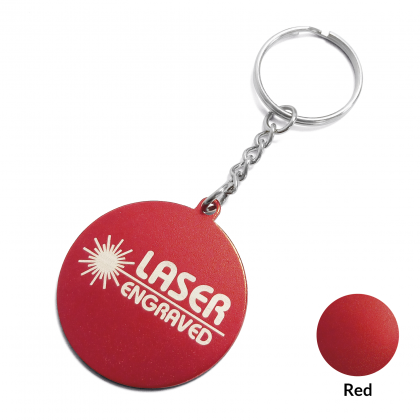 Trolley Coin Keyrings - Enamelled - Anodised Aluminium