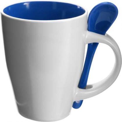 Coffee mug with spoon (300ml) Coffee mug with spoon (300ml)