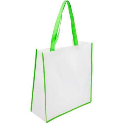 Bag with coloured trim