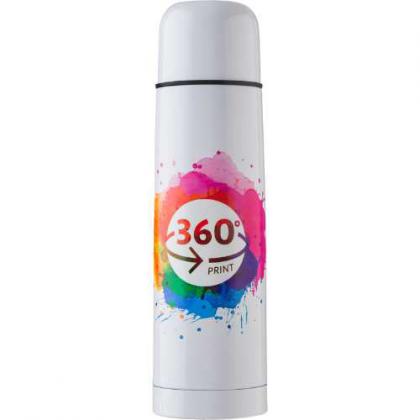 Stainless steel double walled vacuum flask (500ml)