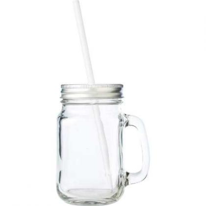 Glass mason jar (480ml)