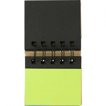Wire bound sticky notes