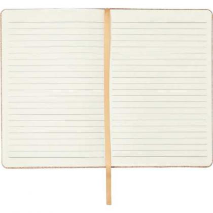 Notebook with cork printed cover (approx. A5)