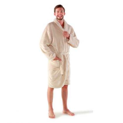 Fleece bathrobe