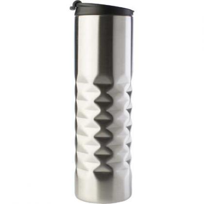 Stainless steel double walled thermos mug (460ml)