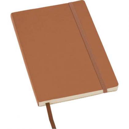 Notebook with inside back pocket. (approx. A5)