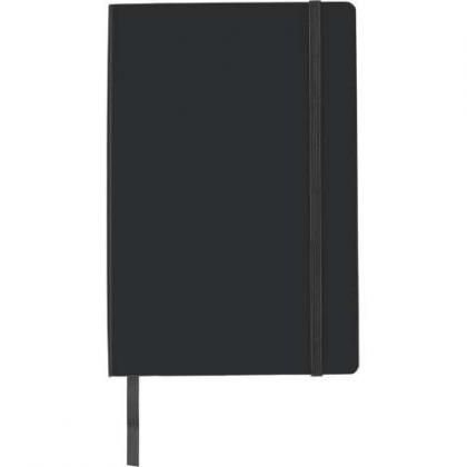 Notebook with inside back pocket. (approx. A5)