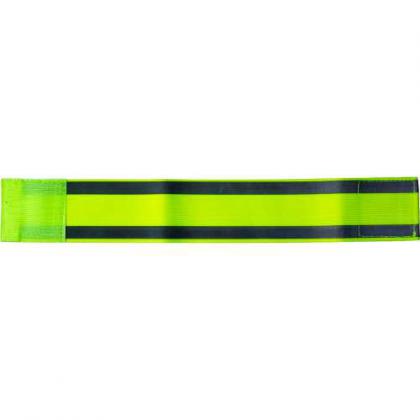 Arm band with reflective stripes