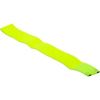 Arm band with reflective stripes