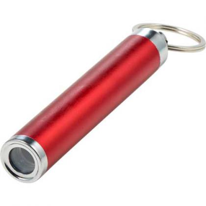 LED flashlight with key ring
