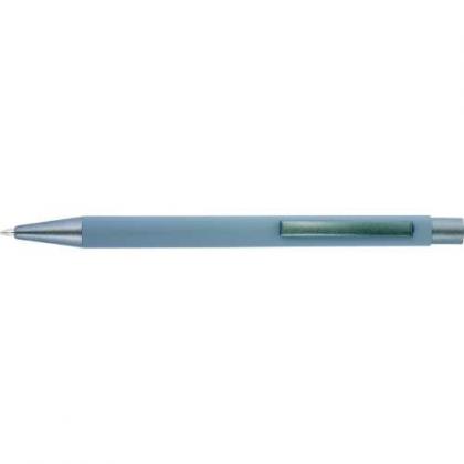 Ballpen with rubber finish