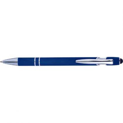 Ballpen with rubber finish
