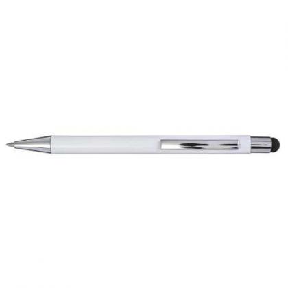 Aluminium and plastic ballpen