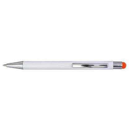 Aluminium and plastic ballpen