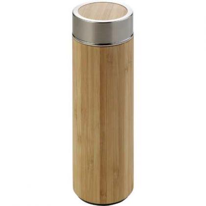 Bamboo bottle with tea infuser (420ml)