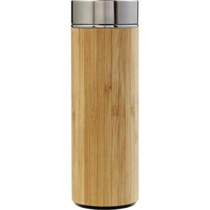 Bamboo bottle with tea infuser (420ml)