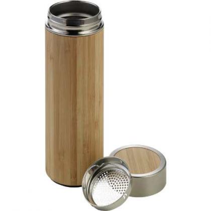 Bamboo bottle with tea infuser (420ml)