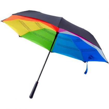 Automatic reversible umbrella