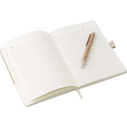 Cork and linen notebook (approx. A5)