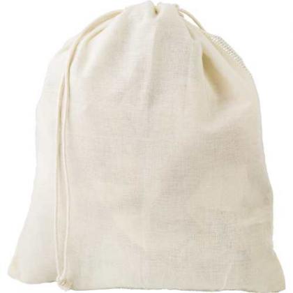 Organic cotton drawstring mesh bag