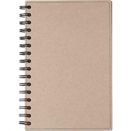 Recycled hard cover notebook (approx A5)