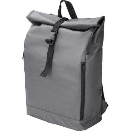 RPET roll top backpack
