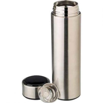 Stainless steel thermos bottle with LED display (450ml)