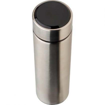 Stainless steel thermos bottle with LED display (450ml)