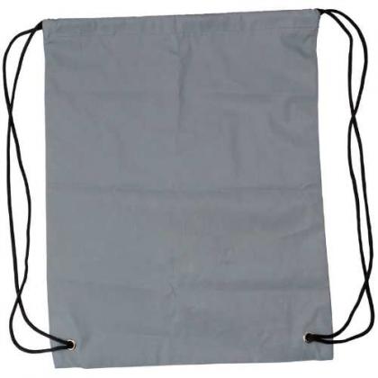 Synthetic fibre (190D) reflective drawstring backpack