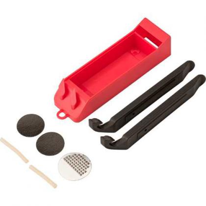 Bicycle tyre repair set