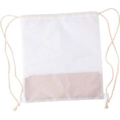 RPET and cork drawstring backpack