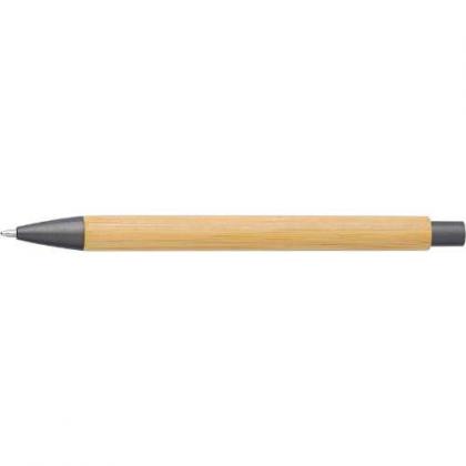 Bamboo and plastic ballpen