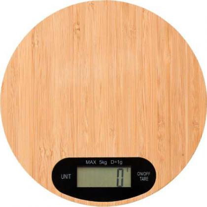 Bamboo kitchen scale